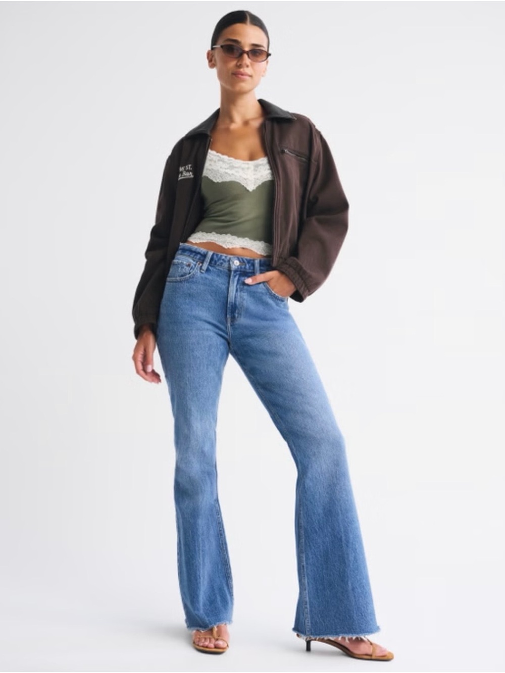 Abercrombie & Fitch Light Blue Flare Jeans